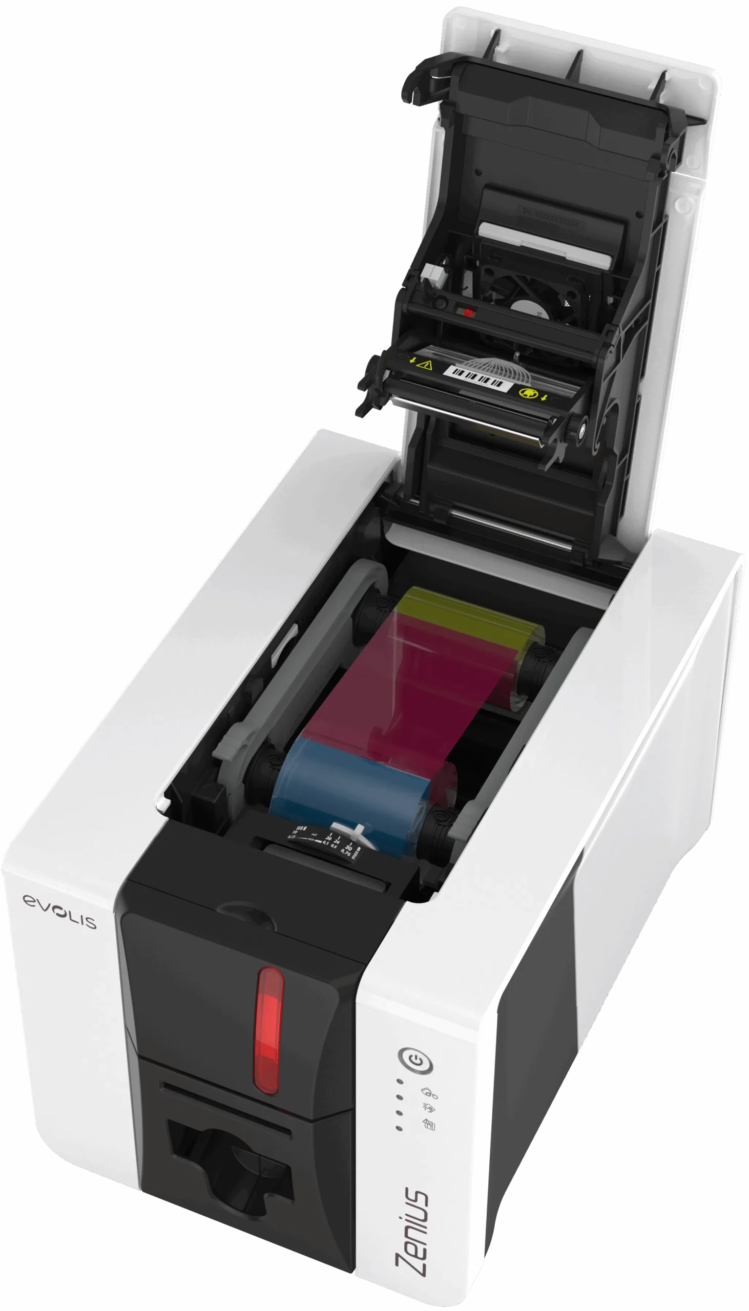 Zenius 2 色带盖开启